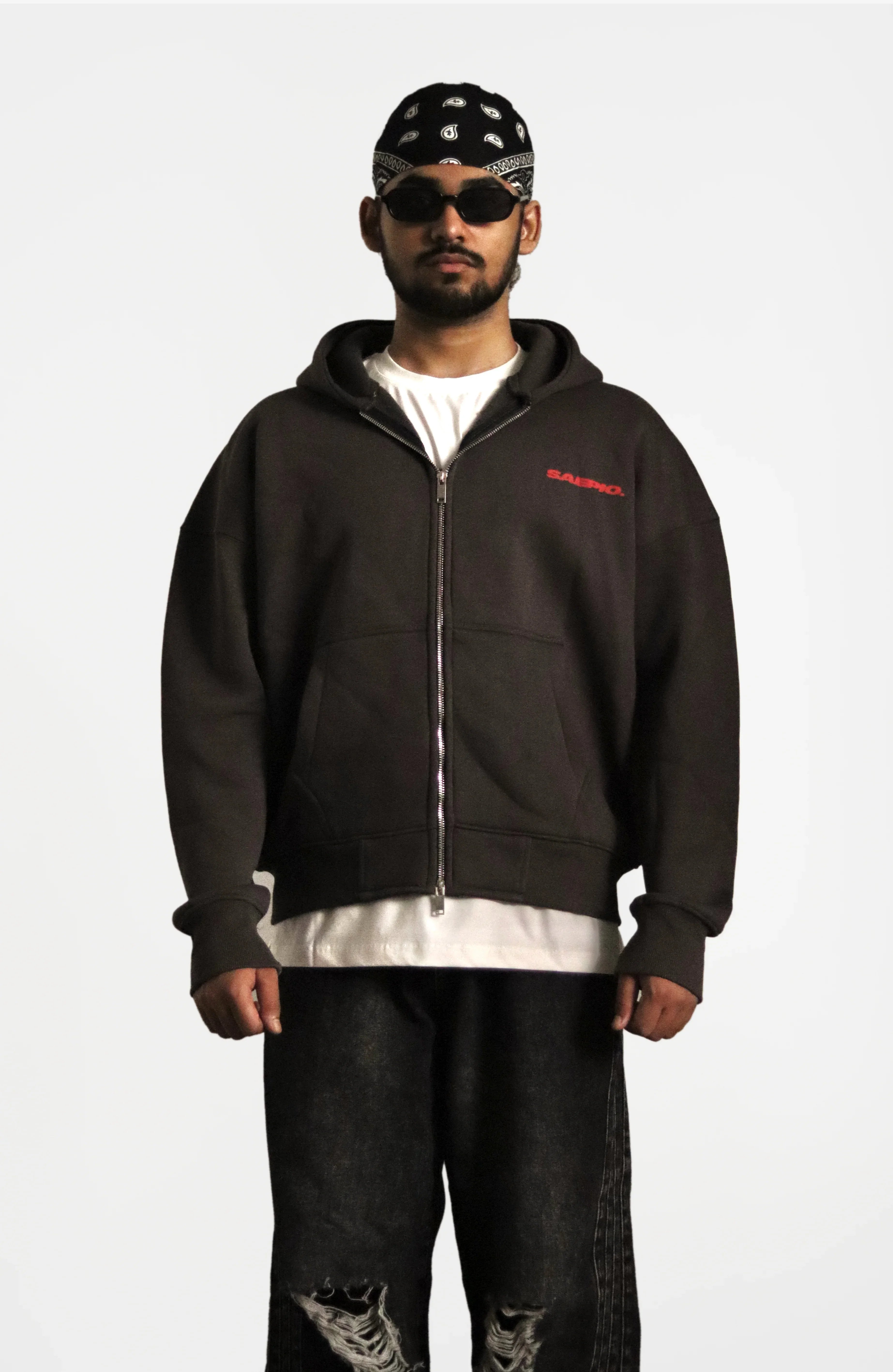 UNSPOKEN ZIPPER GREY