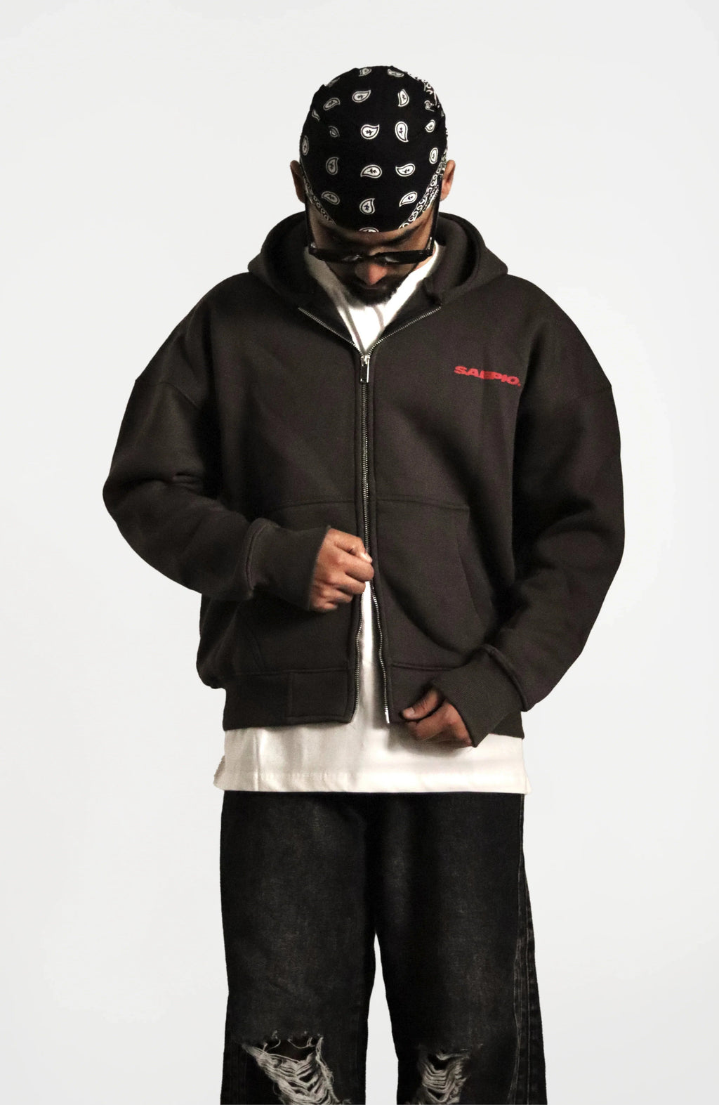 UNSPOKEN ZIPPER GREY