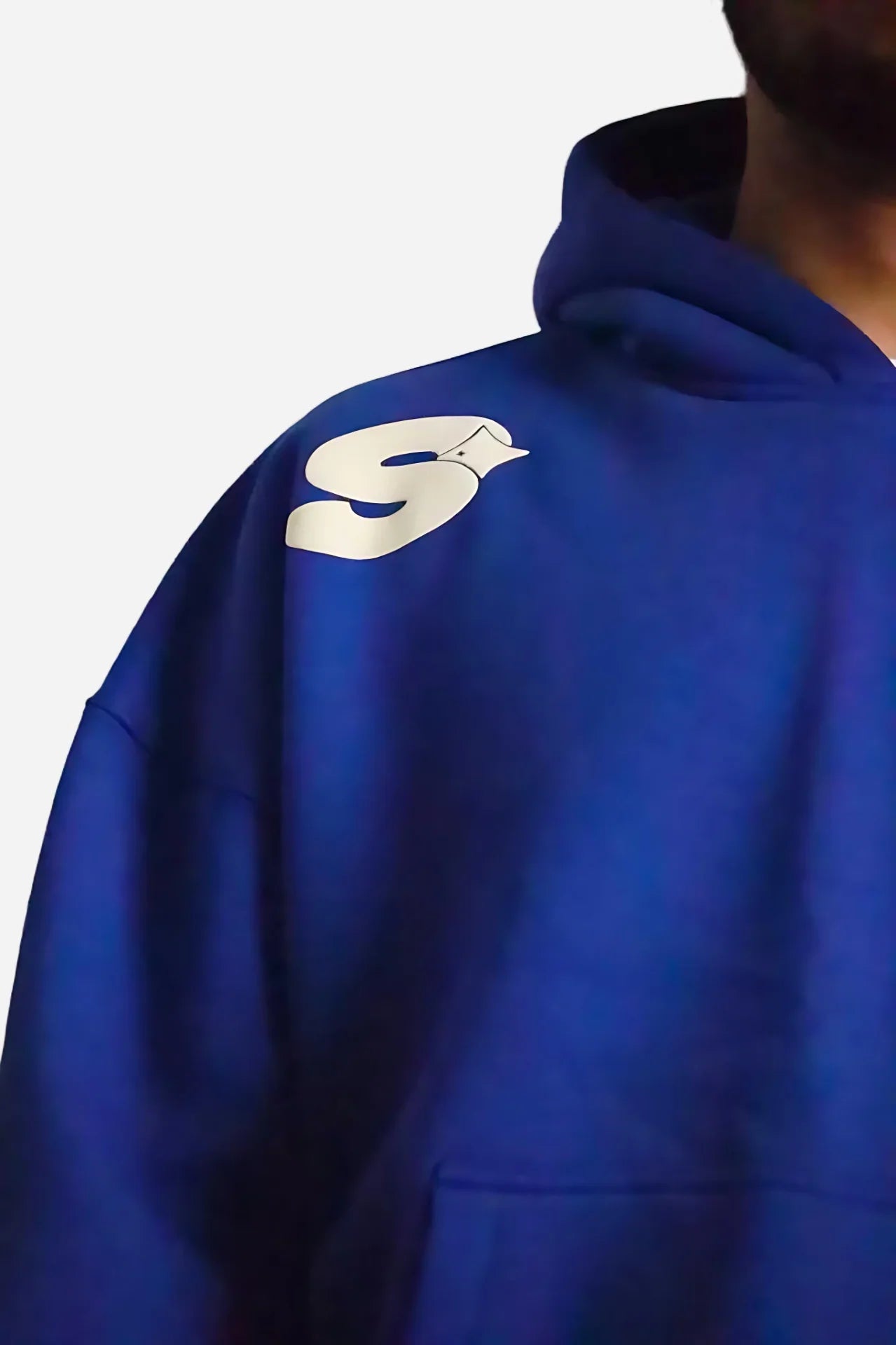 MESSED UP HOODIE BLUE